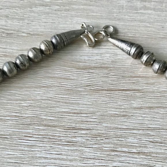 Vintage Old Pawn Authentic Squash Blossom Necklace - Picture 4 of 4